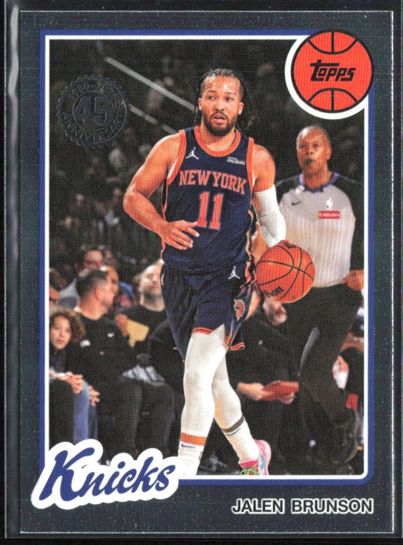 Jalen Brunson 2025 Topps '80-81 #80BK-95 New York Knicks