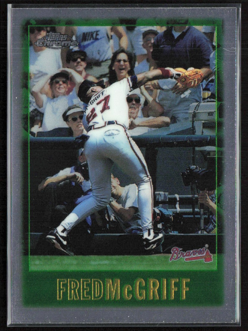 Fred McGriff 1997 Topps Chrome #119 Atlanta Braves
