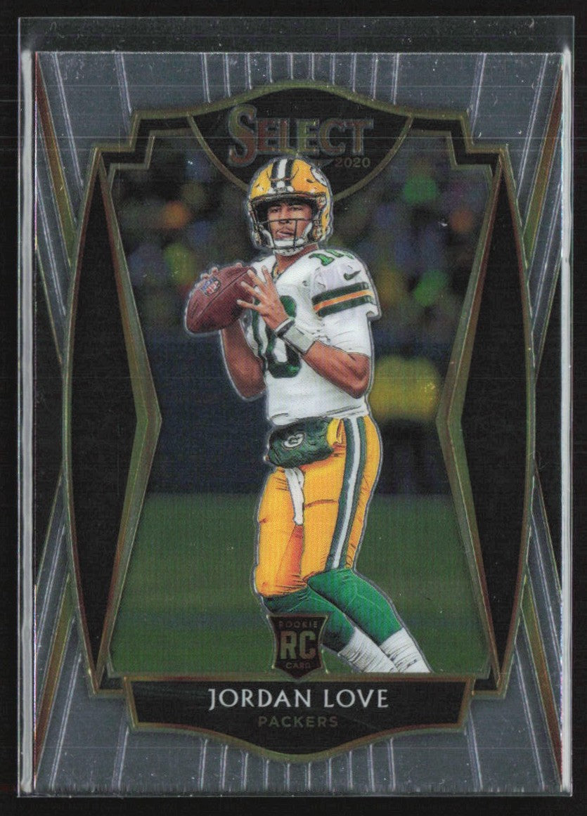 Jordan Love 2020 Panini Select Premier RC #147 Green Bay Packers
