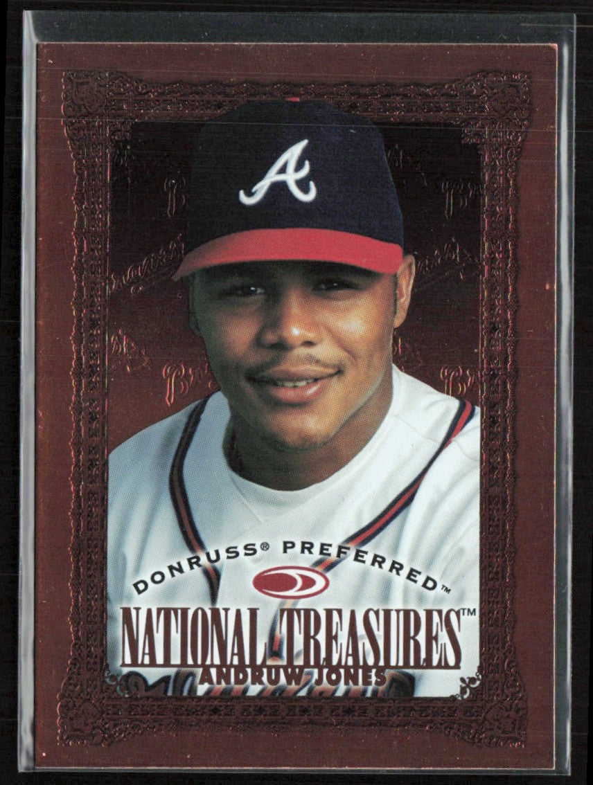 Andruw Jones 1997 Donruss Preferred National Treasures #179 Atlanta Braves