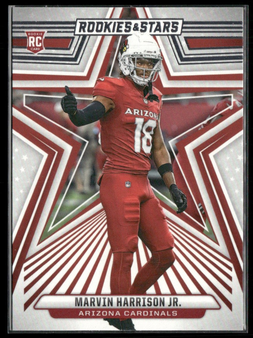Marvin Harrison Jr. 2024 Panini Rookies & Stars RC #176 Arizona Cardinals