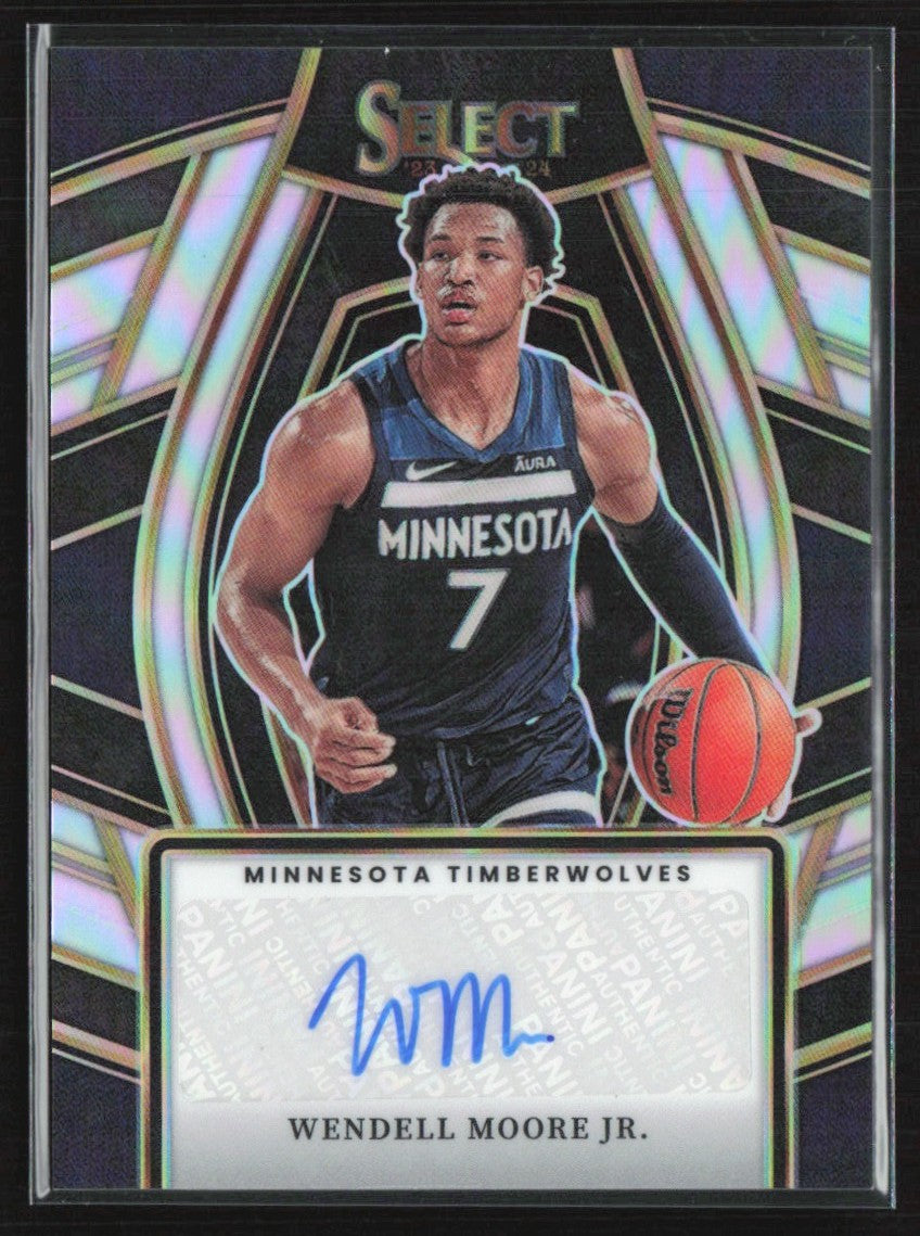 Wendell Moore Jr. 2023 Panini Select Signature Selections AUTO #SSS-WMJ