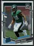 Jalen Carter 2023 Donruss Optic RC #281 Philadelphia Eagles