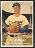 Ken Lehman 1957 Topps #366 Brooklyn Dodgers