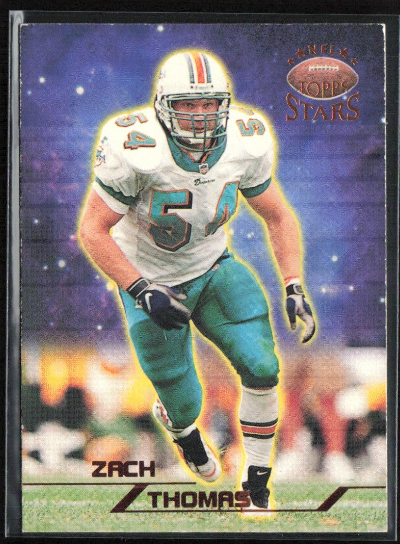 Zach Thomas 1998 Topps Stars Bronze /8799 #83 Miami Dolphins
