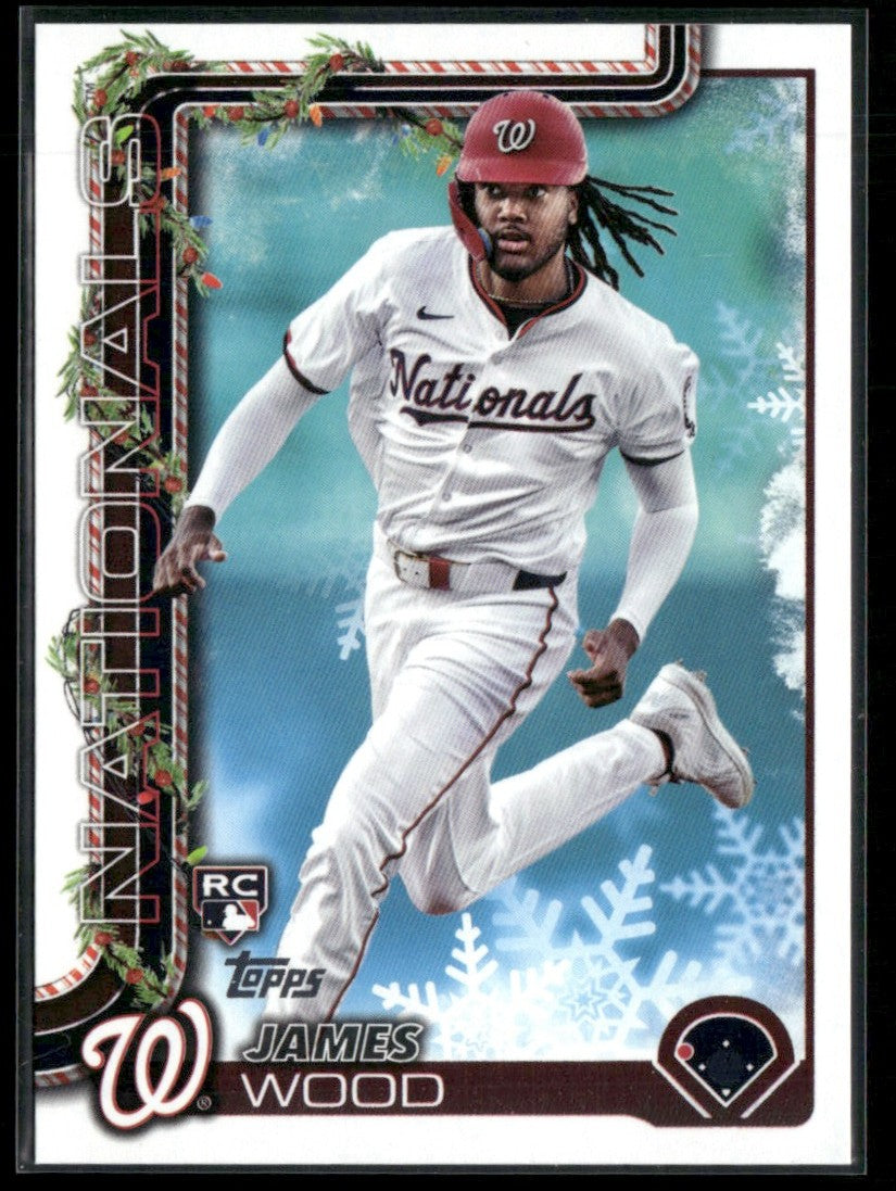 James Wood 2025 Topps Holiday RC #H94 Washington Nationals