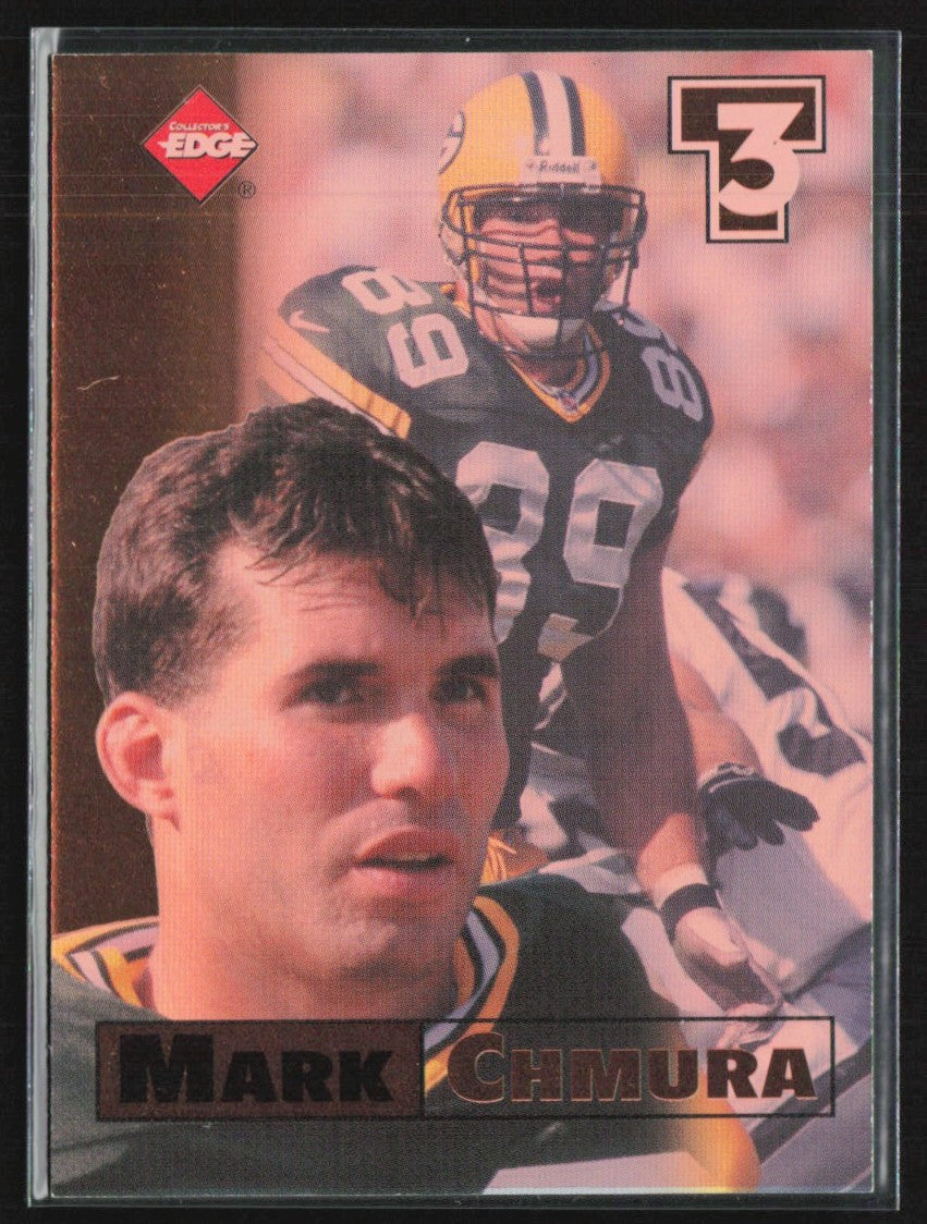 Mark Chmura 1998 Collector's Edge First Place Triple Threat #7 Green Bay Packers