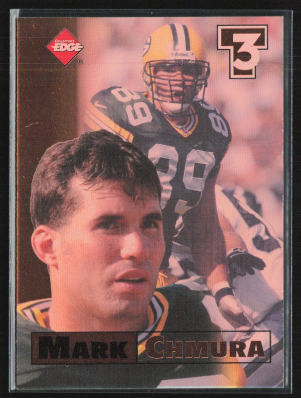Mark Chmura 1998 Collector's Edge First Place Triple Threat #7 Green Bay Packers
