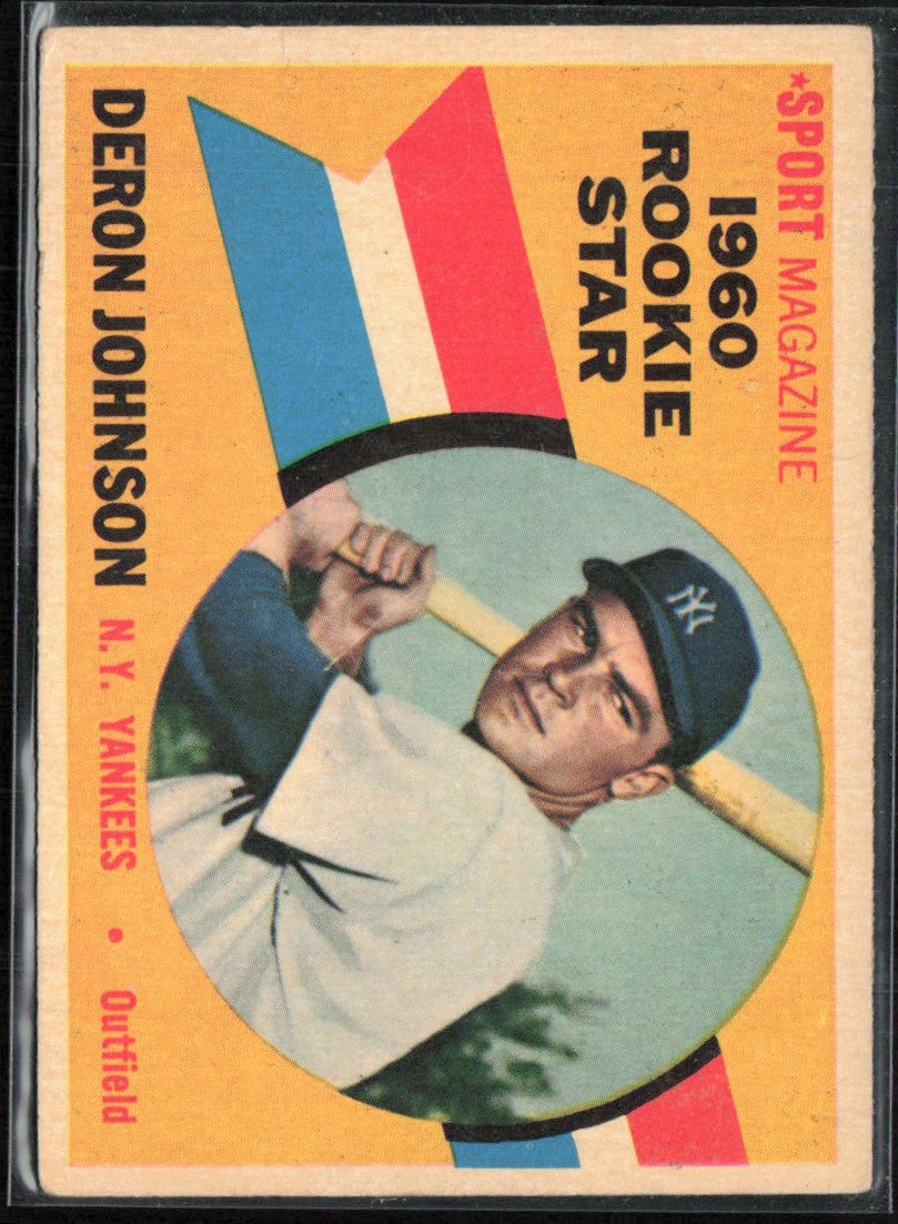 Deron Johnson 1960 Topps RC #134 New York Yankees