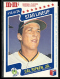 Cal Ripken Jr. 1987 M&Ms Star Lineup #13 Baltimore Orioles