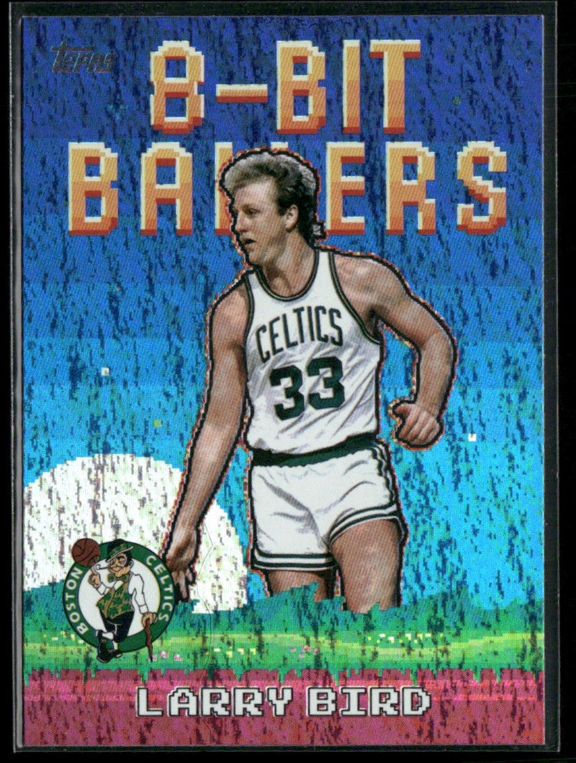 Larry Bird 2025 Topps 8-Bit Ballers Holo Foil #8B-25 Boston Celtics