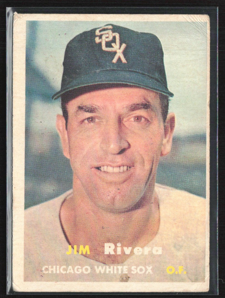 Jim Rivera 1957 Topps #107 Chicago White Sox