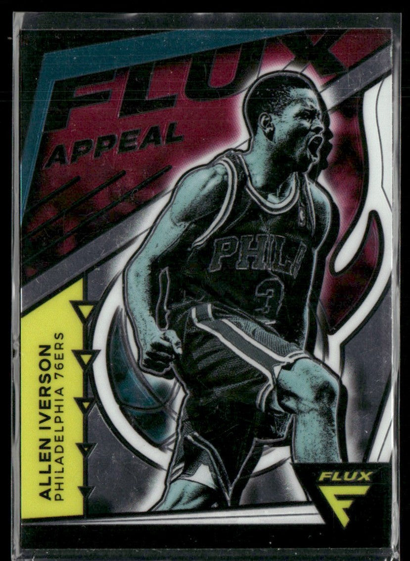 Allen Iverson 2020 Panini Flux Appeal #19 Philadelphia 76ers