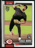 Chase Burns 2026 Topps RC #312 Cincinnati Reds
