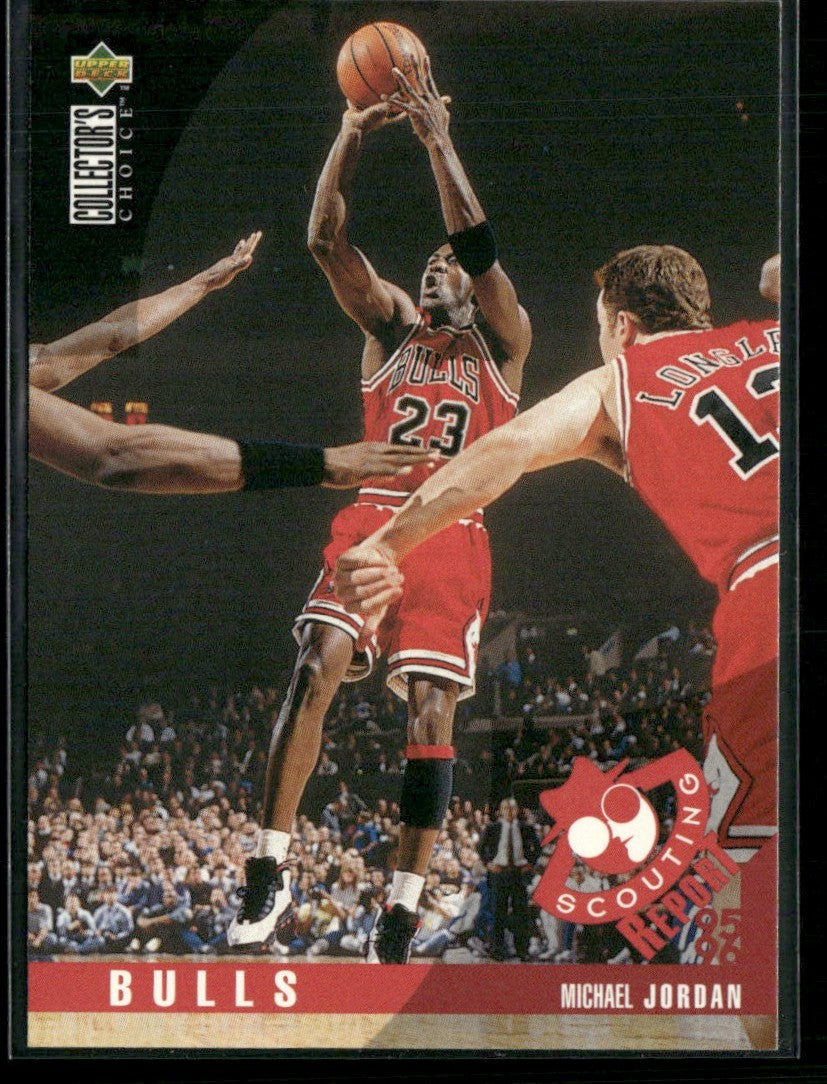 Michael Jordan 1996 Upper Deck Collector's Choice Scouting Report #114