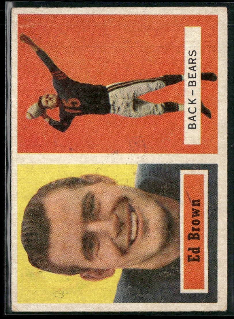 Ed Brown 1957 Topps #43 Chicago Bears