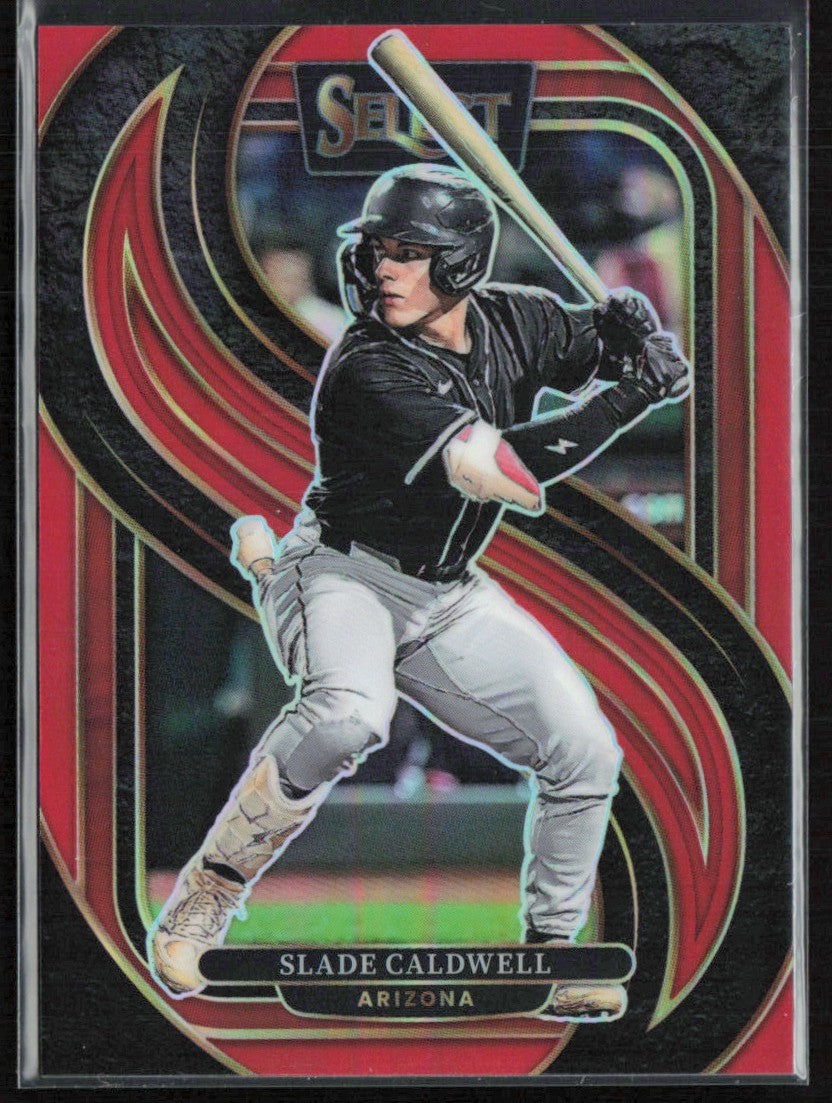 Slade Caldwell 2025 Panini Select Premier Red /149 #135 Arizona Diamondbacks