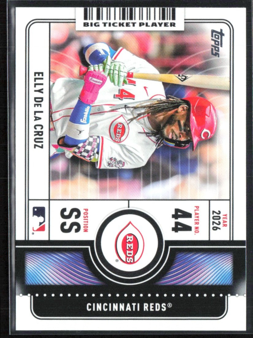 Elly De La Cruz 2026 Topps Big Ticket Players #BTP-5 Cincinnati Reds