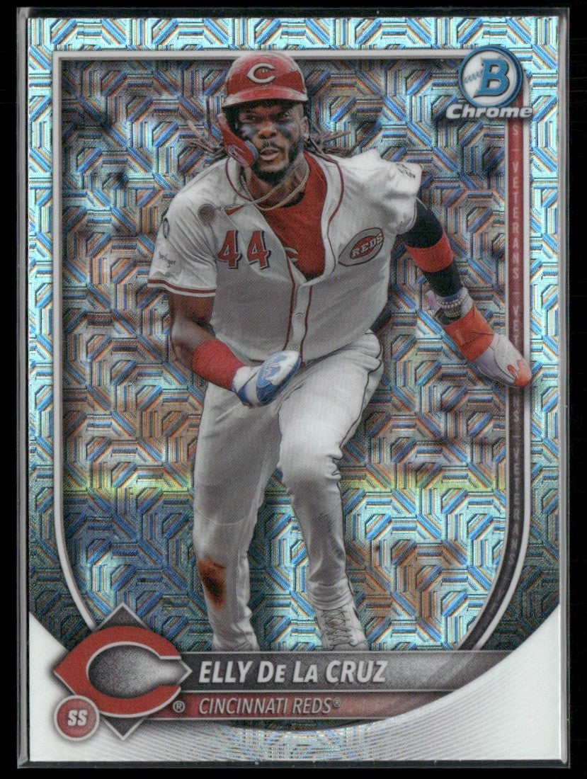 Elly De La Cruz 2025 Bowman Chrome Mojo #89 Cincinnati Reds