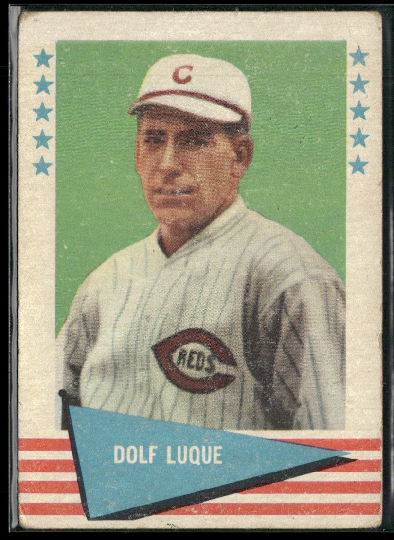 Dolf Luque 1961 Fleer Baseball Greats #56 Cincinnati Reds