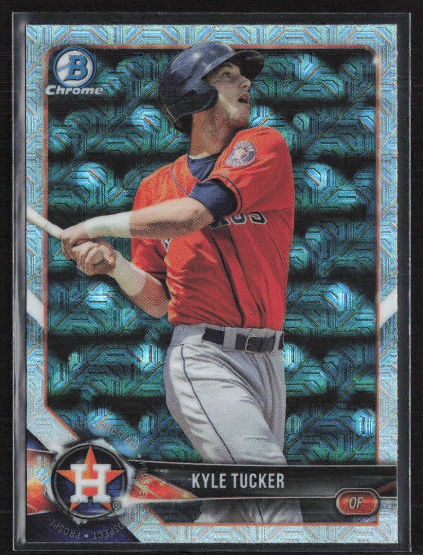 Kyle Tucker 2018 Bowman Chrome Mojo Refractor #BCP55 Houston Astros