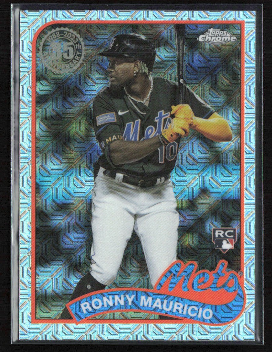 Ronny Mauricio 2024 Topps Chrome 1989 Silver Pack RC #T89C-3 New York Mets