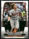 Gunnar Henderson 2023 Bowman RC #65 Baltimore Orioles