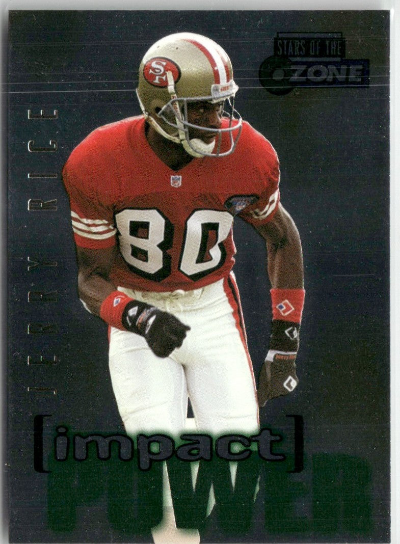 Jerry Rice 1995 SkyBox Impact Power #IP11 San Francisco 49ers