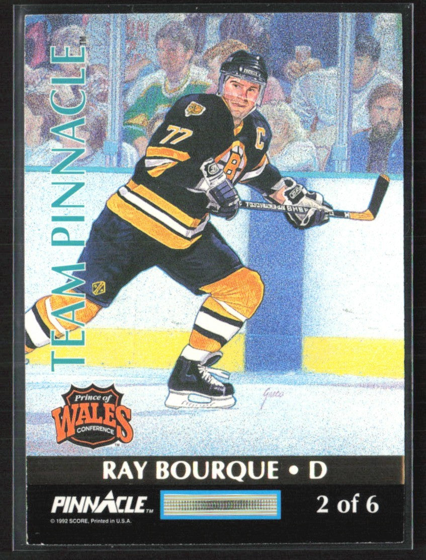 Chris Chelios/Ray Bourque 1992 Pinnacle Canadian Team Pinnacle #2