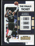 D'Angelo Russell 2021 Panini Contenders The Finals Ticket /49 #93