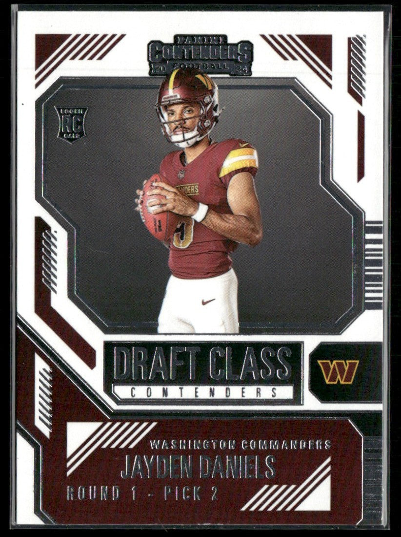 Jayden Daniels 2024 Panini Contenders Draft Class RC #2 Washington Commanders