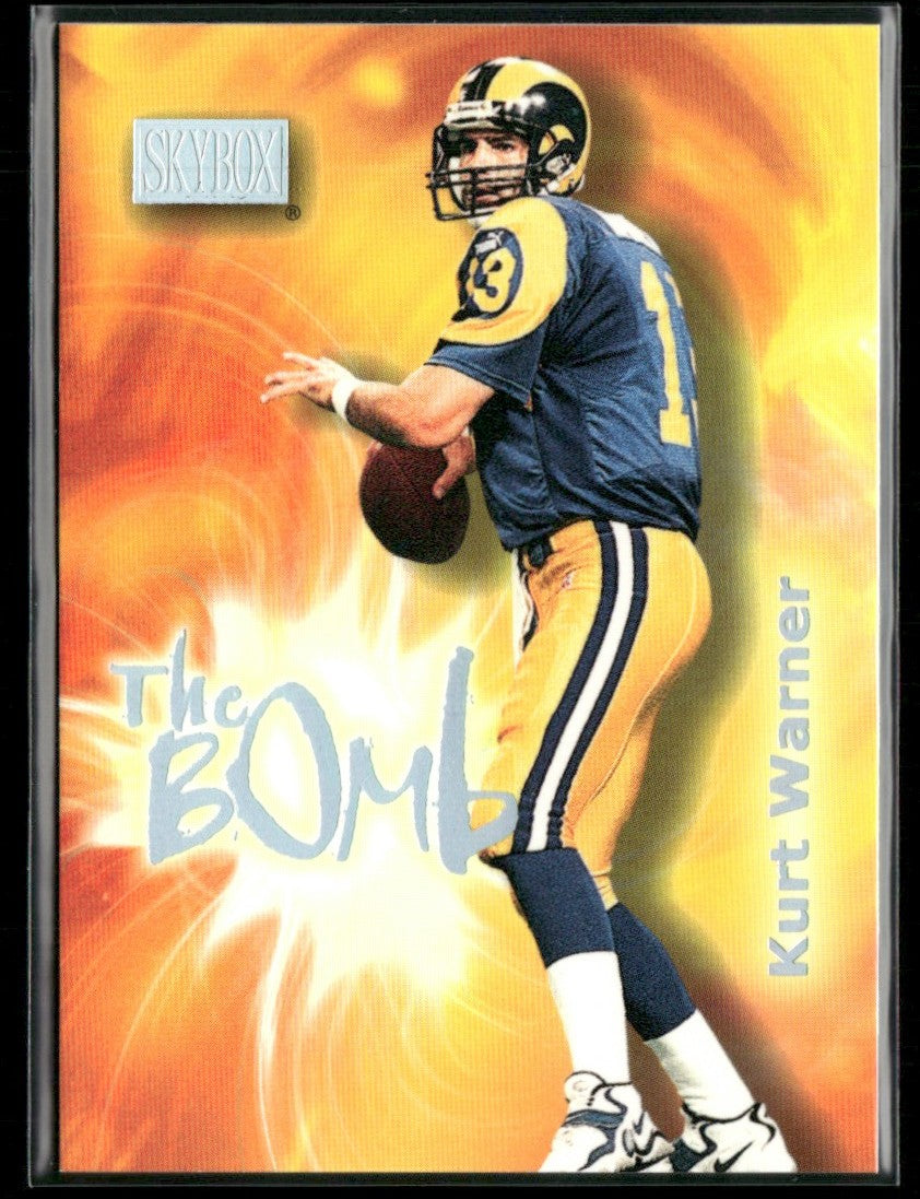 Kurt Warner 2000 Skybox The Bomb #2 St. Louis Rams