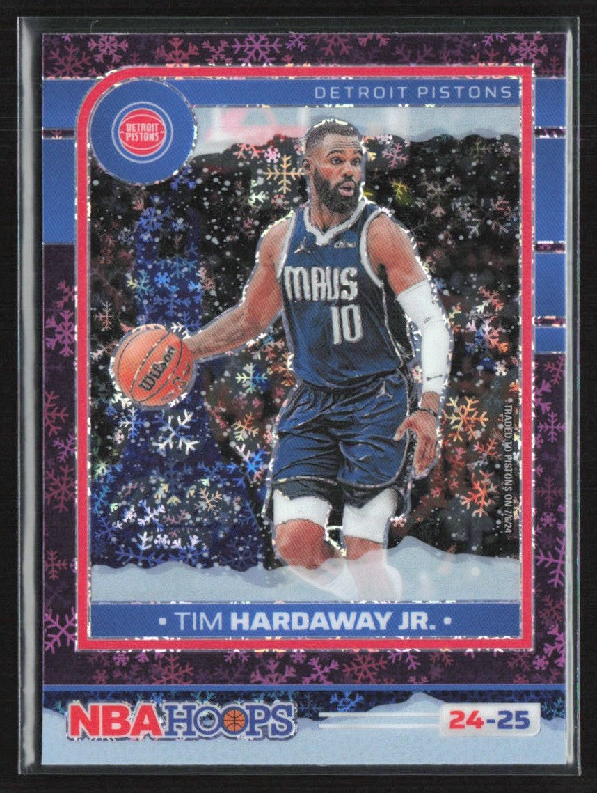 Tim Hardaway Jr. 2024 Hoops Purple Winter #135 Detroit Pistons