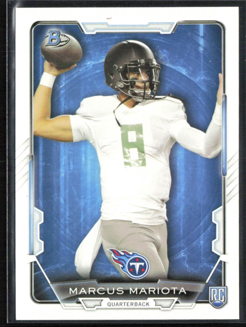 Marcus Mariota 2015 Bowman Rookies RC #22 Tennessee Titans