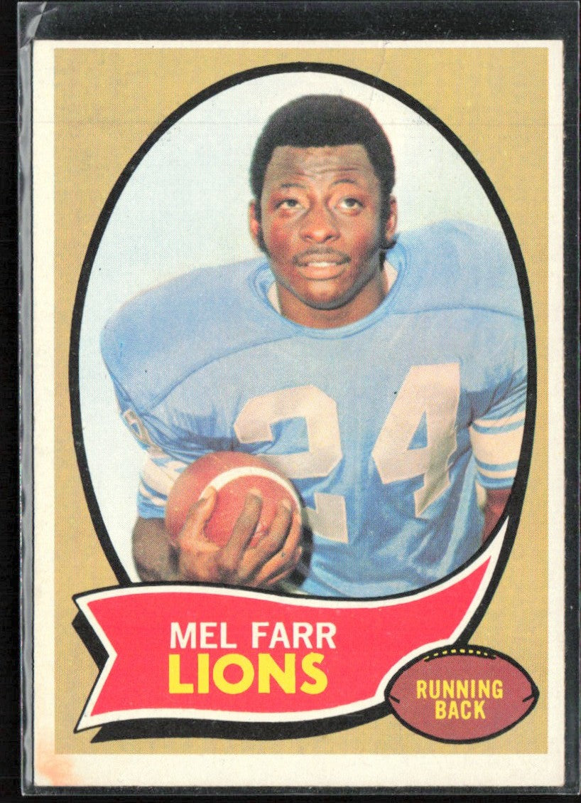 Mel Farr 1970 Topps RC #52 Detroit Lions