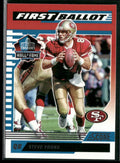 Steve Young 2025 Panini Score First Ballot #1 San Francisco 49ers