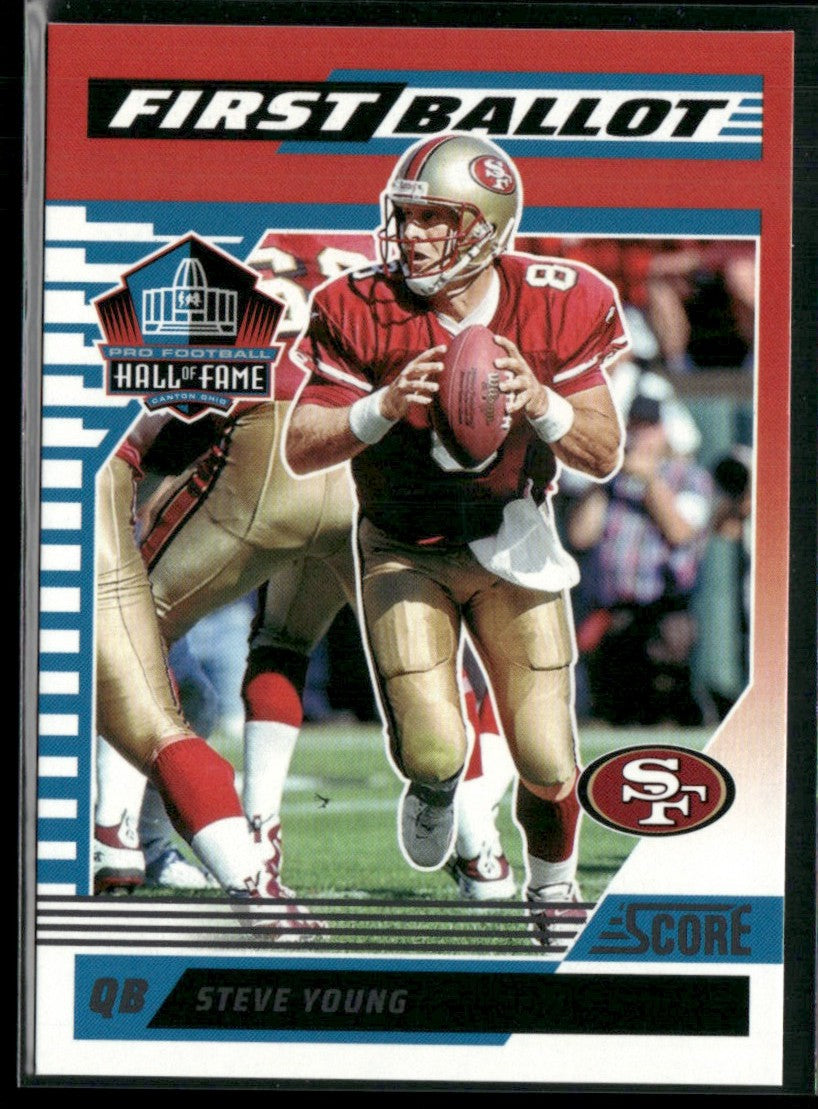 Steve Young 2025 Panini Score First Ballot #1 San Francisco 49ers