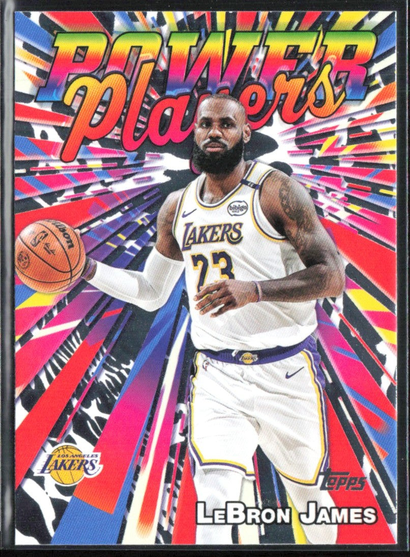 LeBron James 2025 Topps Power Players #PP-7 Los Angeles Lakers