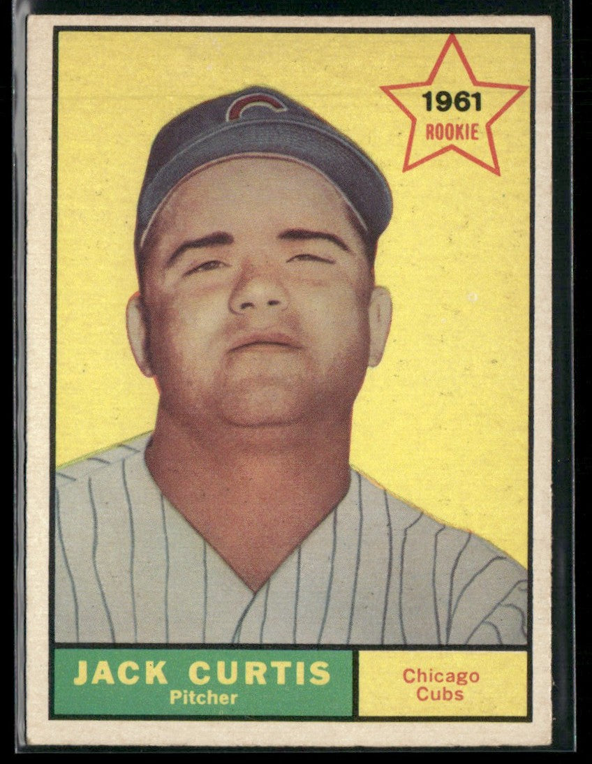 Jack Curtis 1961 Topps RC #533 Chicago Cubs