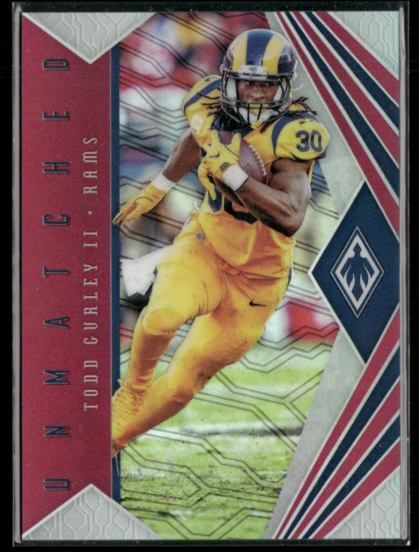Todd Gurley II 2018 Panini Phoenix Unmatched Pink /199 #21 Los Angeles Rams