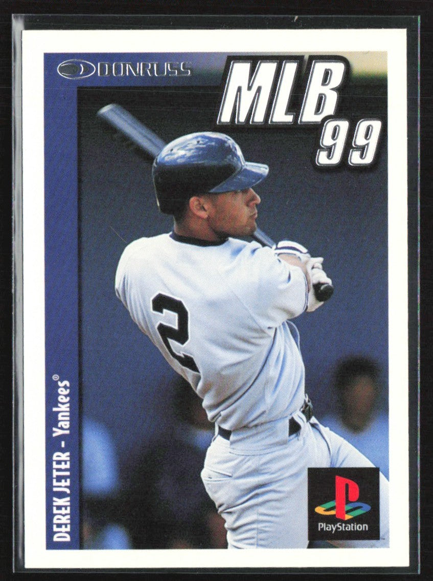 Derek Jeter 1998 Donruss Playstation MLB '99 Sweepstakes #NNO New York Yankees
