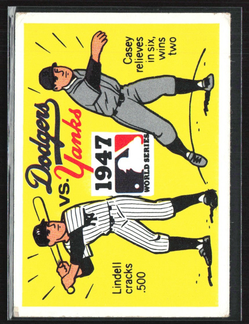 Johnny Lindell/Hugh Casey 1971 Fleer Laughlin World Series #45