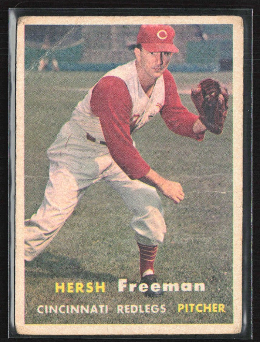 Hersh Freeman 1957 Topps #32 Cincinnati Reds