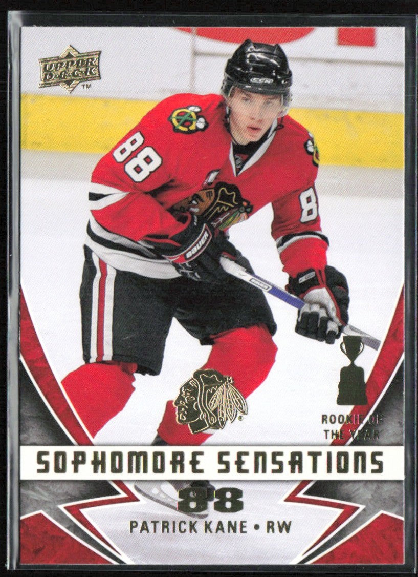 Patrick Kane 2008 Upper Deck Sophomore Sensations #SS1 Chicago Blackhawks