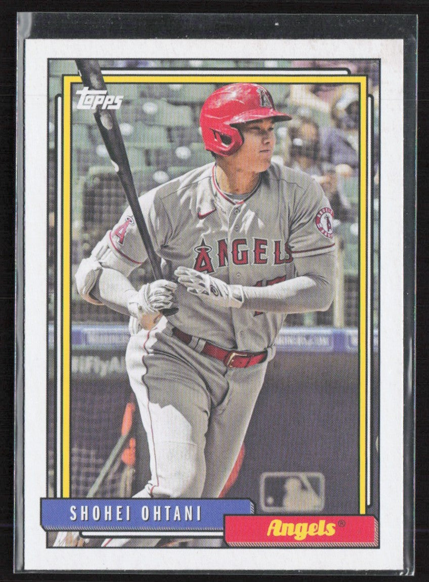 Shohei Ohtani 2021 Topps 1992 Topps Redux #T92-4 Los Angeles Angels