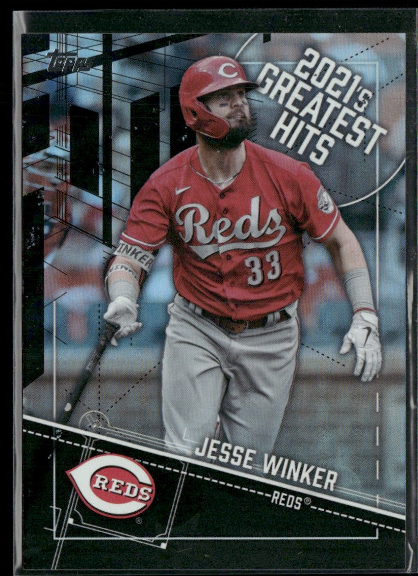 Jesse Winker 2022 Topps Greatest Hits Black /299 #21GH-14 Cincinnati Reds