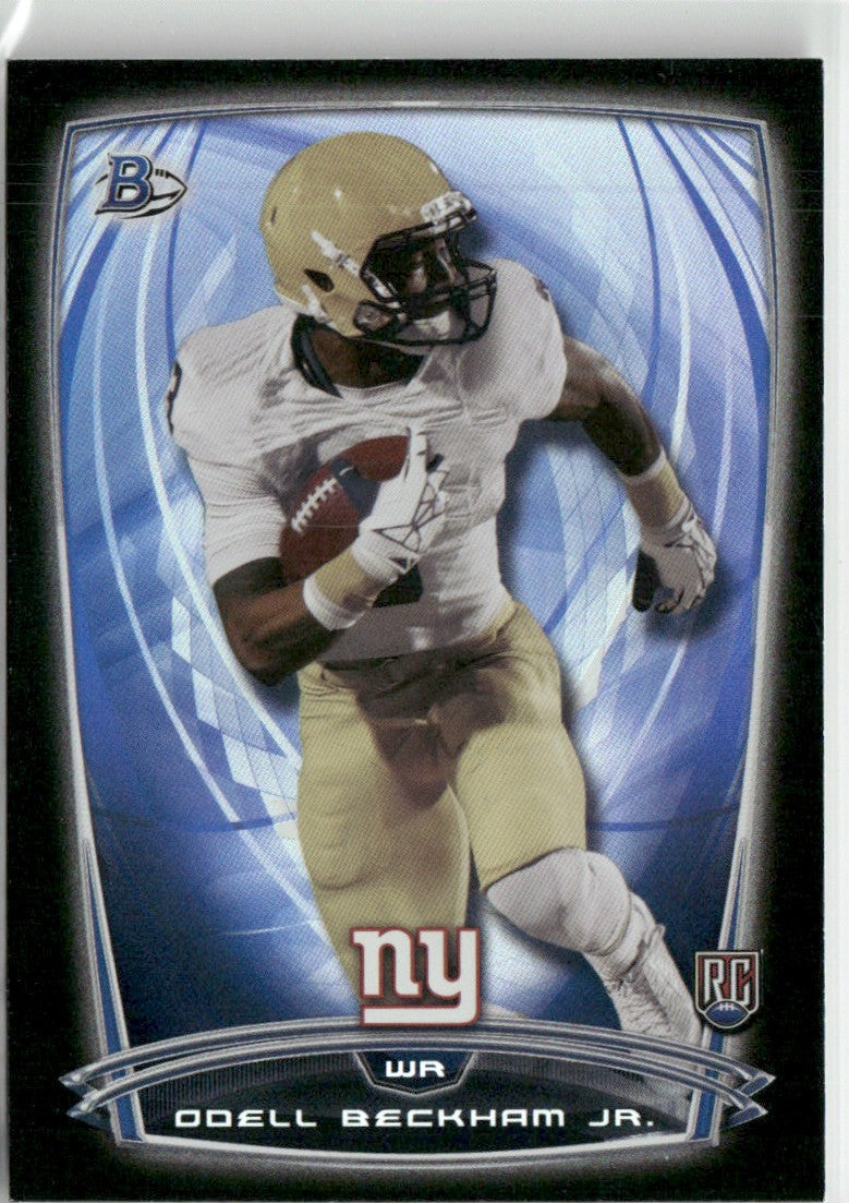 Odell Beckham Jr. 2014 Bowman Black RC #8 New York Giants