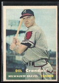 Del Crandall 1957 Topps #133 Milwaukee Braves