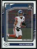 Malik Nabers 2024 Donruss Optic RC #271 New York Giants
