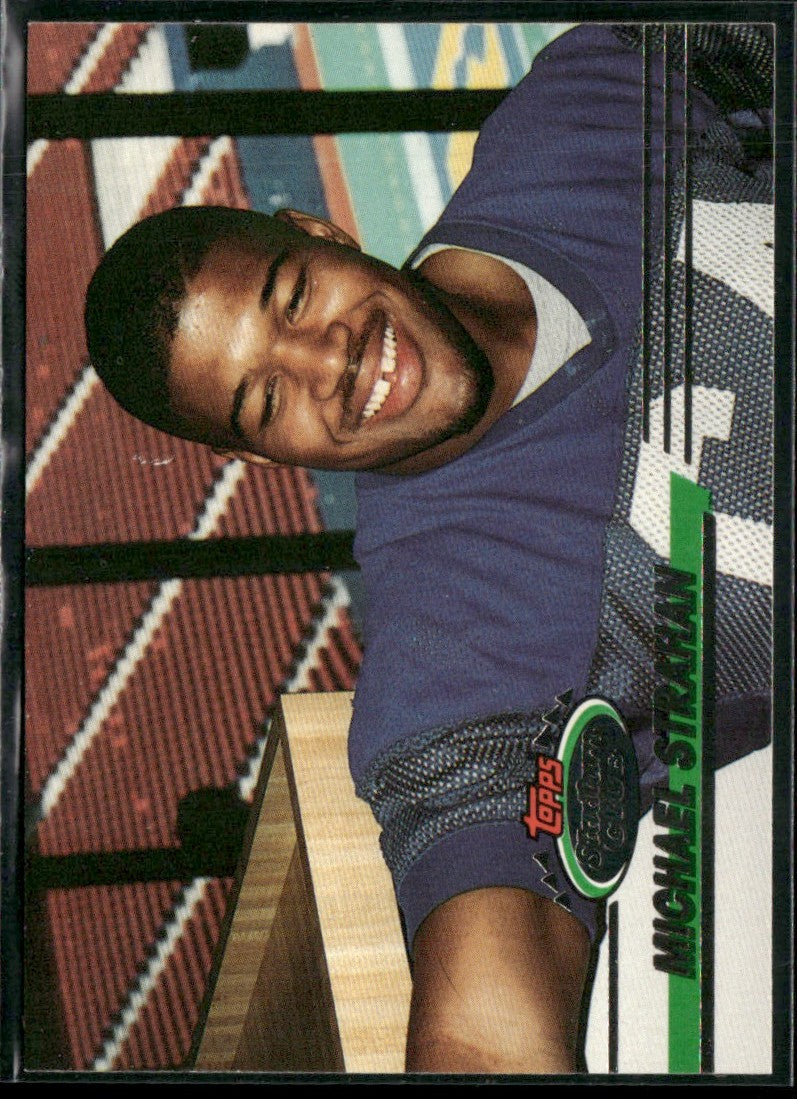 Michael Strahan 1993 Topps Stadium Club #384 New York Giants